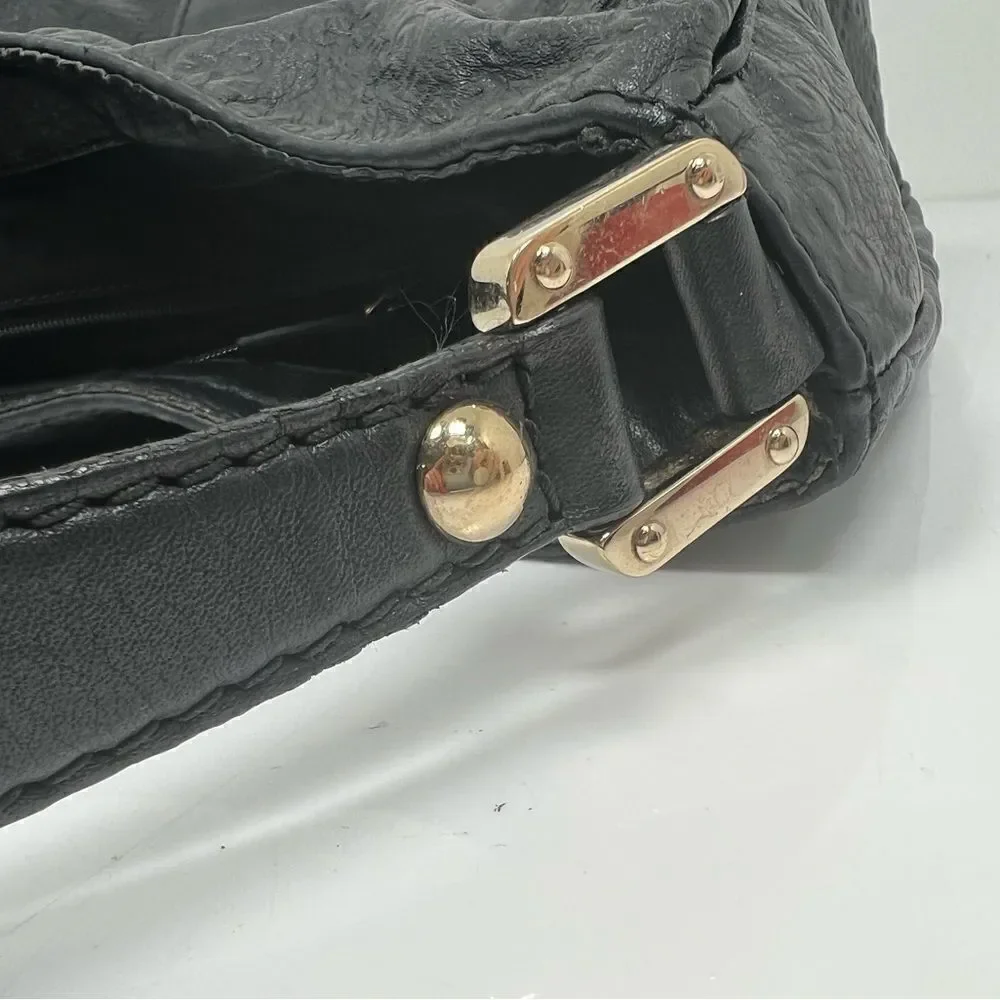 Guccissima Gucci Black Handbag Bag Hobo - Picture 13 of 14